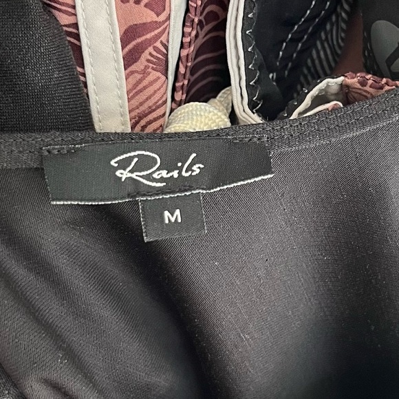 Rails | Black Kailani Linen Scoop Sleeveless Midi Maxi Dress - Picture 4 of 6